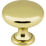 Elements Madison 1-3/16 In. Diameter Polished Brass Mushroom Knob 3910-PB