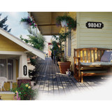 Midwest Fastener Hy-Ko House Number Plaque with Refill Numbers
