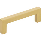 KasaWare 3-3/8 In. Overall Length Brushed Gold Square Bar Pull (8-Pack)
