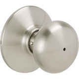 Schlage Plymouth Satin Nickel Bed & Bath Door Knob F40VPLY619