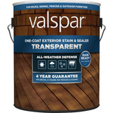 Valspar Transparent Deck Stain, Canyon Brown, 1 Gal. VL1028078-16