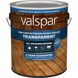 Valspar Transparent Deck Stain, Redwood Natural Tone, 1 Gal. VL1028081-16