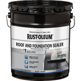 Rust-Oleum 4.75 Gal. Black Roof and Foundation Sealer 347434