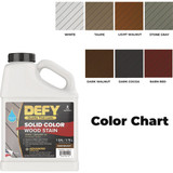Defy Solid Color Wood Stain, Dark Cocoa, 1 Gal. 300713
