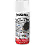 Rust-Oleum 13 Oz. Roofing Triple Thick Roof Patch & Sealer White Spray 345814