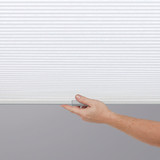 Home Impressions 1 In. Light Filtering Cellular White 34 In. x 72 In. Cordless Shade