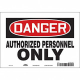 Condor Safety Sign,7 inx10 in,Vinyl  472L92