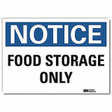 Lyle Notice Sign,5inx7in,Reflective Sheeting U5-1233-RD_7X5