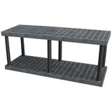 Structural Plastics Plstc Shelf,24inx27inx66inShlfLdCp:925lb  S6624B