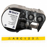 Brady Label and Ribbon Cartridge,Vinyl M4C-375-595-YL-BK