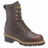 Carolina Shoe Logger Boot,M,4,Brown,PR CA1421