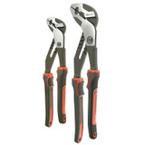 Z2 K9 Straight Jaw Dual Material Tongue and Groove Plier Set, 8 in/12 in L, Straight Jaw