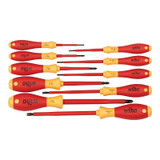 SoftFinish Insulated Screwdriver Set, Metric, Includes 4-Phillips/6-Slotted, 10-Pc
