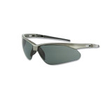 Safety SG+ Series Safety Glasses, Smoke Lens, Polarized, Polycarbonate,Hardcoat Anti-Scratch, Gunmetal Frame