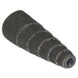 Aluminum Oxide Spiral Rolls Full Tapers, 1/2 x 1 1/2 x 1/8, 60 Grit