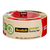 2050 Greener Masking Tape, 1.88 in x 60.1 yd, Beige