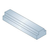 Mak-A-Key Step,Key Stock,1/2"x5/8"x1ft,Type2 ZcOv SKO15-2