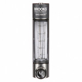 Brooks Flowmeter,Air,2 to 25 SCFH,Glass 1250AD6073AFSVV