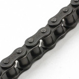 Tritan Roller Chain,10ft,Riveted Pin,Steel 140-1R X 10FT