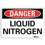Lyle Danger Sign,10 inx14 in,Aluminum U3-1754-NA_14x10