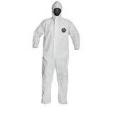 Dupont Hooded Coveralls,S,Wht,ProShield 50,PK25 NB127SWHSM002500