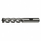Cleveland Sq. End Mill,Single End,HSS,7/8" C75021