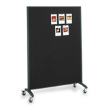 Quartet Divider Panel,72 x 48 in,Gray/White 6640MB-24