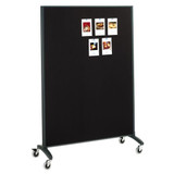 Quartet Divider Panel,72 x 48 in,Gray-White 6640MB-24