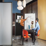 Quartet Divider Panel,72 x 48 in,Gray-White 6640MB-24