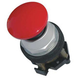 Eaton Non-Illum Push Button,30mm,Mushroom,Red HT8AER