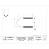 Manufacturer Varies Standard U-BoltInside H 4 in,PK5 U17272.037.0150