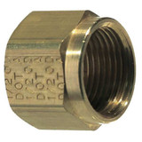 Tramec Sloan Tube Nut,Compression,Brass,150psi 961-4