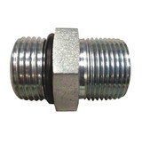 Eaton Aeroquip Hose Adapter,3/8",ORB,3/8",NPTF FF1796-0806S