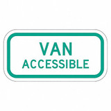 Lyle Van Accessible Parking Sign,6" x 12" T1-1005-DG_12x6