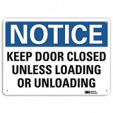 Lyle Notice Sign,10 in x 14 in,Plastic U5-1287-NP_14X10