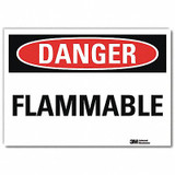 Lyle Danger Sign,7inx10in,Reflective Sheeting U3-1471-RD_10X7