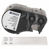 Brady Precut Label Roll Cartridge,Clear/White M5-33-427