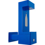 Global Industrial Outdoor Wall Mount Bottle Filling Station w/Filter Blue