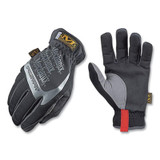 GLOVES,FSTFT,LTHR,BK
