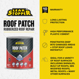 Black Jack Leak Stopper 1 Qt. Rubberized Roof Patch
