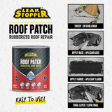 Black Jack Leak Stopper 1 Qt. Rubberized Roof Patch 0318-GA 102748