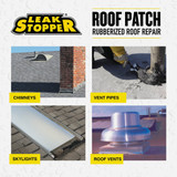 Black Jack Leak Stopper 1 Qt. Rubberized Roof Patch 0318-GA 102748
