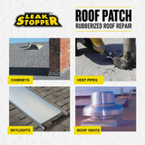 Black Jack Leak Stopper 10 Oz. Rubberized Roof Patch 0319-GA 102739