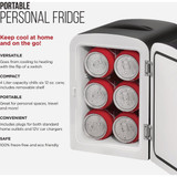 Iceman Personal 4 Ltr. Black Mini Fridge