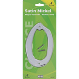Hy-Ko 4 In. Satin Nickel Number 0