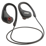 Mobilespec Wireless Earbuds,Bluetooth,Plastic,Black MBS11305