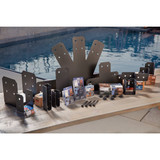 Simpson Strong-Tie Outdoor Accents Avant Collection ZMAX 6X6 Black L Strap