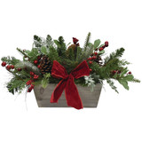 Rebekah's Winter Cottage 13.5 In. PVC Holiday Decoration