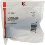 Keeney 4-3/4 In. Black Plastic InSinkErator Disposer Elbow