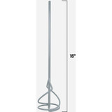 QEP 16 In. Steel Thinset & Grout Universal Mixing Paddle 61210 382372